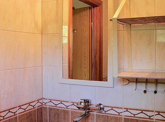 Własne łazienki w domkach murowanych Sielanka